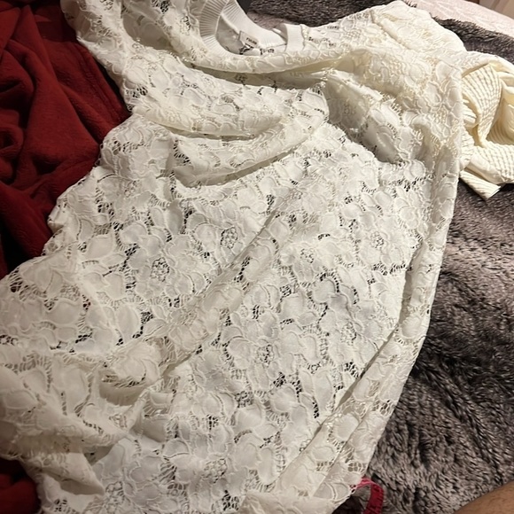 FULOUNGE Vintage style Floral Lace Mini Dress Sz - Picture 8 of 14